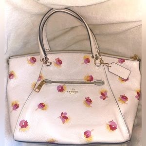 Floral Coach Purse with Strap